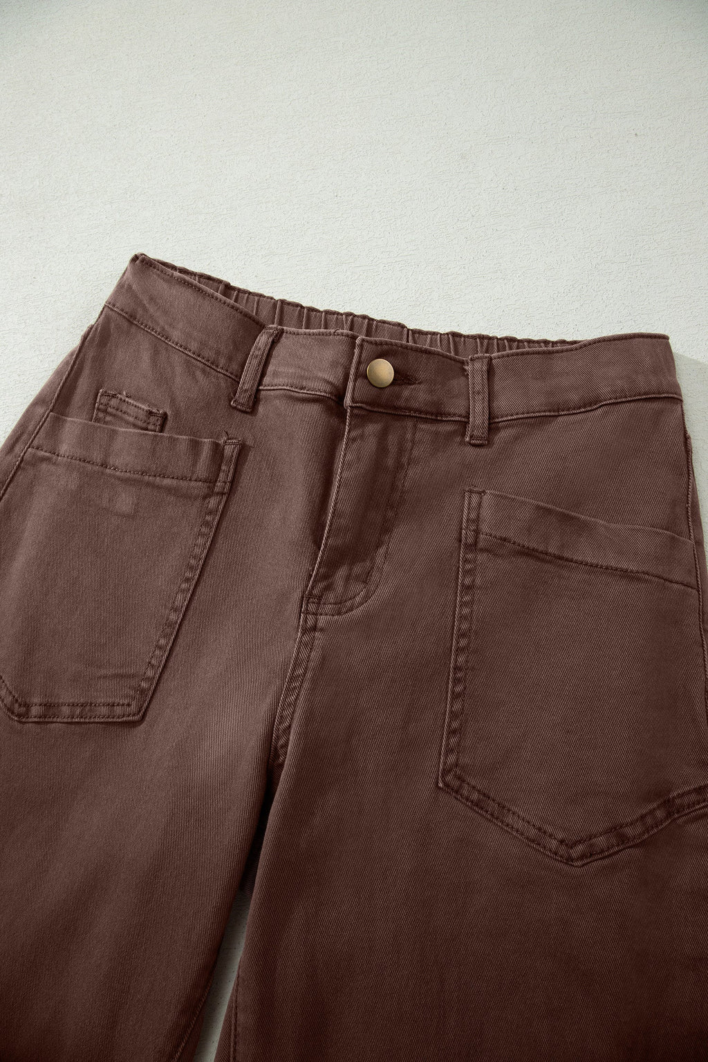 Briar Square Patch Pocket Ankle-length Barrel Jeans