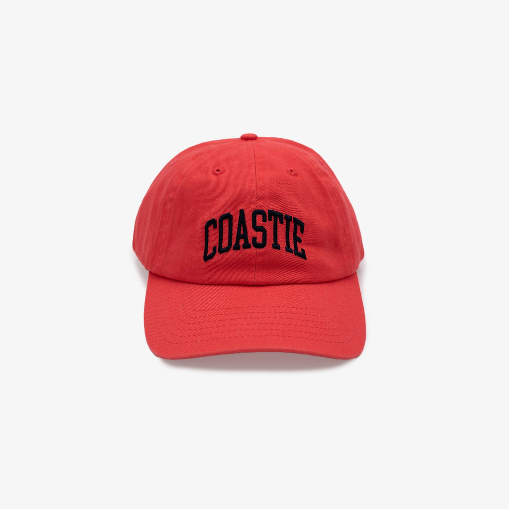 Coastie Dad Hat - Coral Red